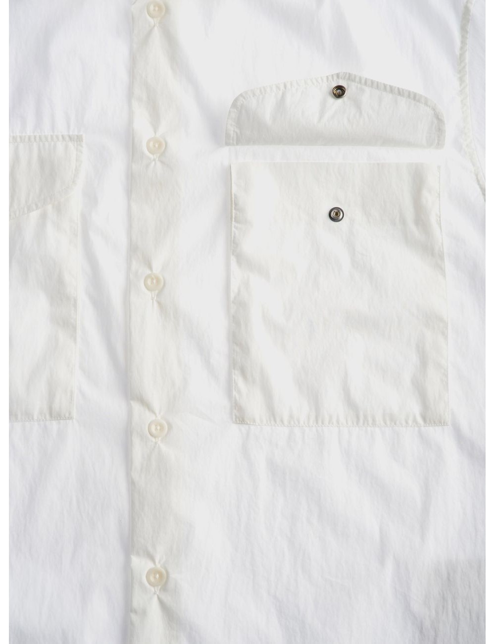 TEN C Camisa Popelin blanco manga corta | Ego Madrid tienda oficial