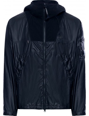 C.P. Company CS II Mixed Hooded Lens Jacket azul marino | Ego Madrid