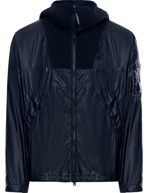 C.P. Company CS II Mixed Hooded Lens Jacket azul marino | Ego Madrid