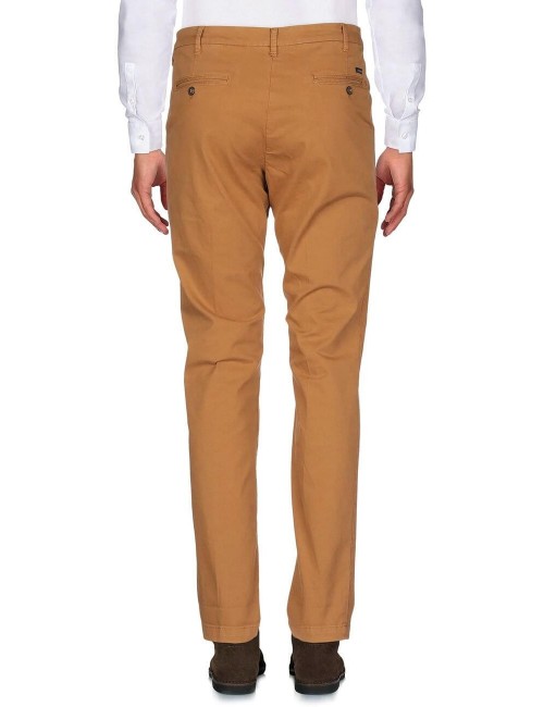 Pantalón chino color mostaza elástico popelín algodón | Ego Madrid