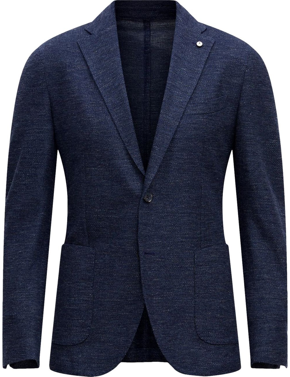 L.B.M. AMERICANA Jack regular lino algodón  azul | Ego Madrid