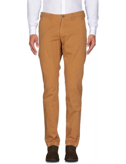 Pantalón chino color mostaza elástico popelín algodón | Ego Madrid