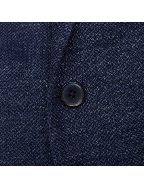 L.B.M. AMERICANA Jack regular lino algodón  azul | Ego Madrid