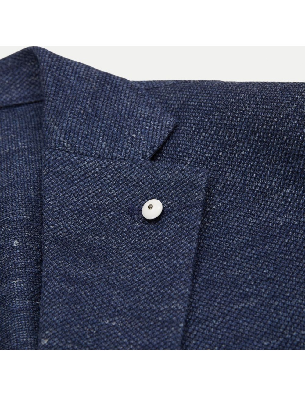 L.B.M. AMERICANA Jack regular lino algodón  azul | Ego Madrid