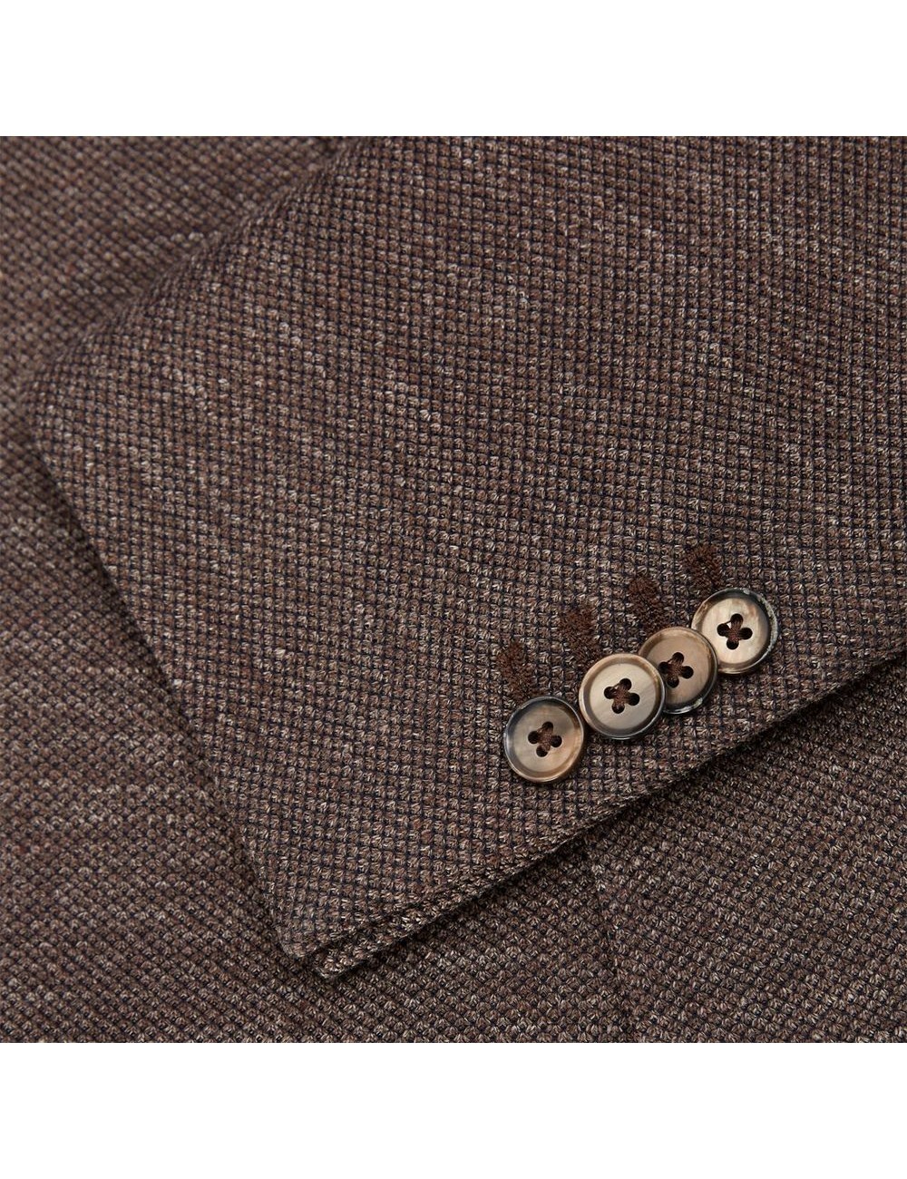 L.B.M. AMERICANA Jack regular lino algodón marrón | Ego Madrid