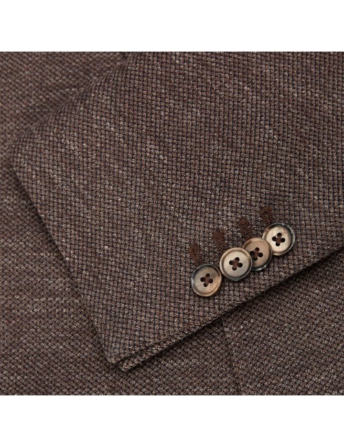 L.B.M. AMERICANA Jack regular lino algodón marrón | Ego Madrid
