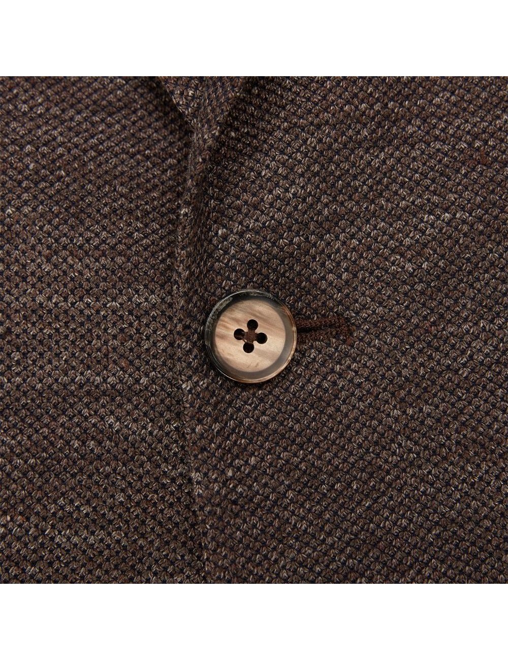 L.B.M. AMERICANA Jack regular lino algodón marrón | Ego Madrid