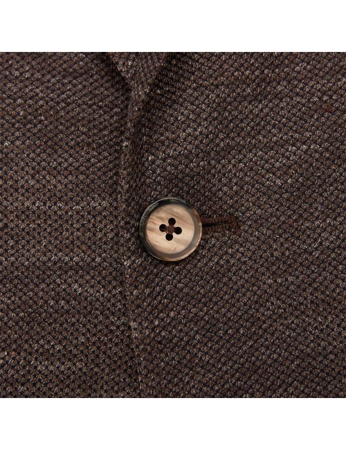 L.B.M. AMERICANA Jack regular lino algodón marrón | Ego Madrid