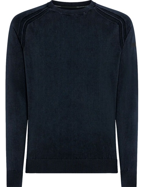 Ego Madrid Jersey cuello redondo RRD de algodón azul