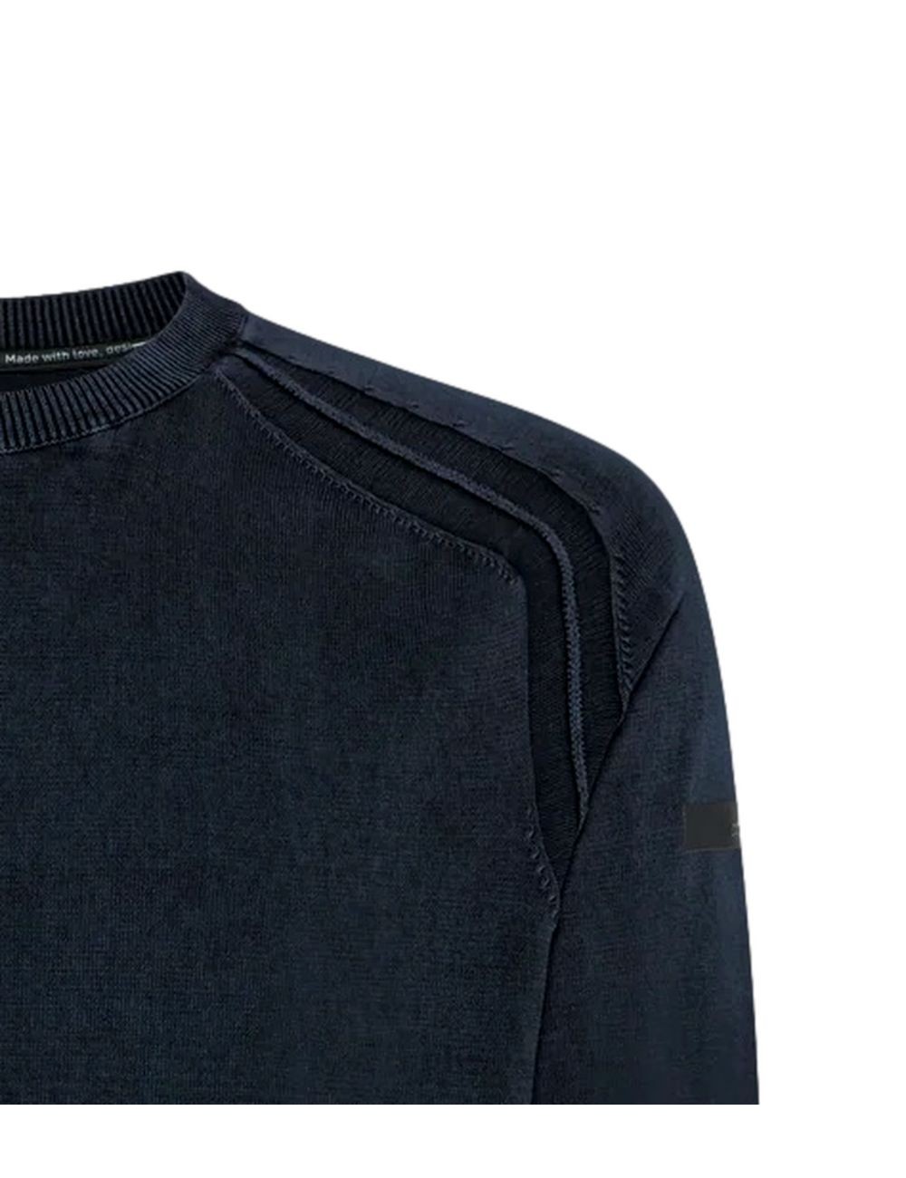 Ego Madrid Jersey cuello redondo RRD de algodón azul