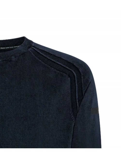 Ego Madrid Jersey cuello redondo RRD de algodón azul