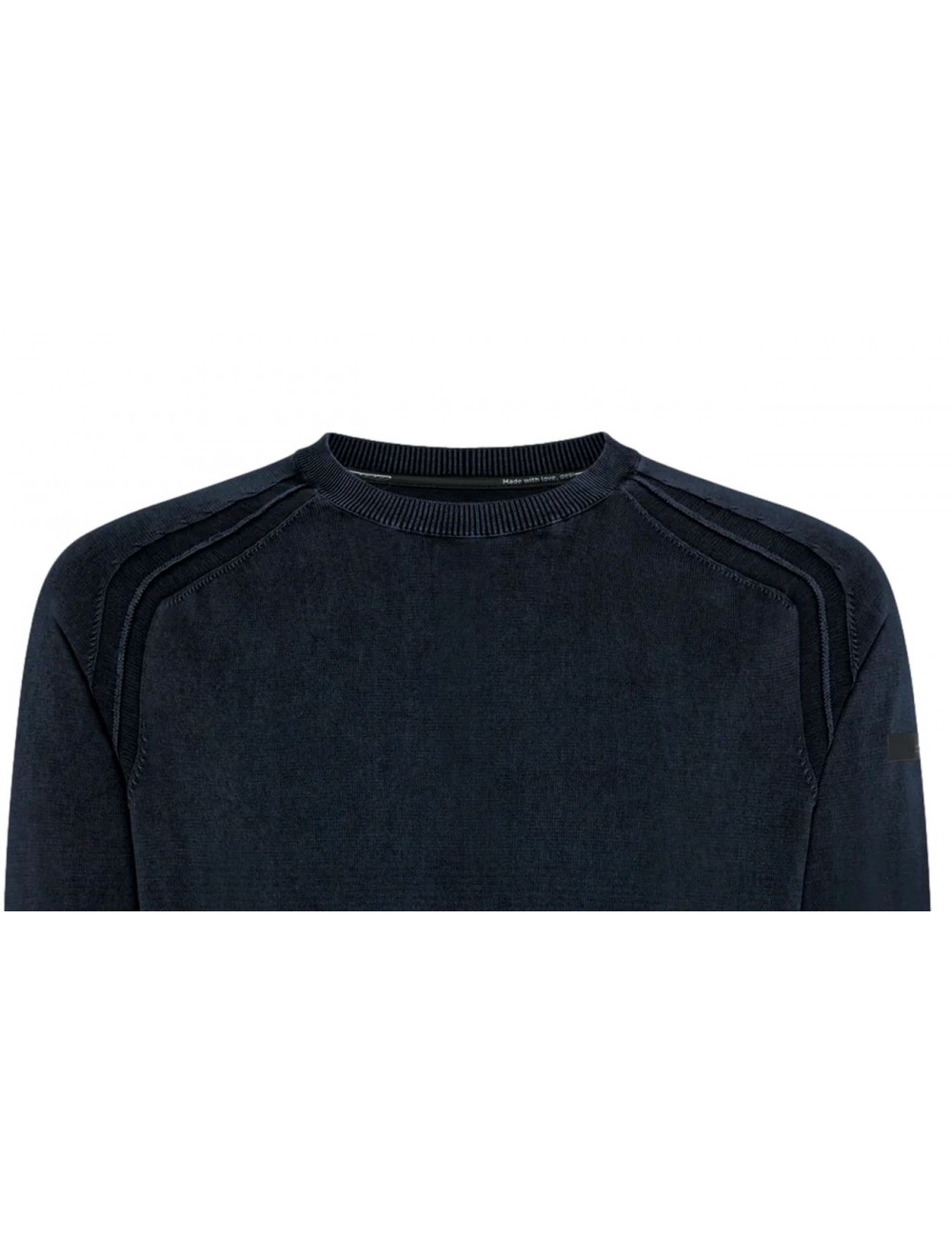 Ego Madrid Jersey cuello redondo RRD de algodón azul