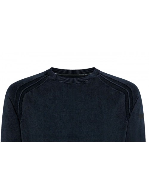 Ego Madrid Jersey cuello redondo RRD de algodón azul
