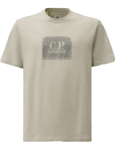 ego Madrid C.P. Company Camiseta gris 30/1 Jersey Logo Label