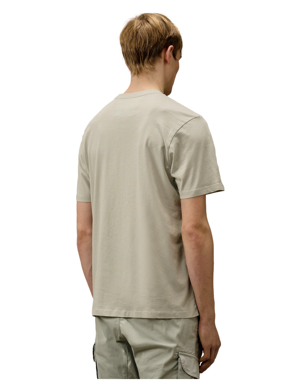 ego Madrid C.P. Company Camiseta gris 30/1 Jersey Logo Label