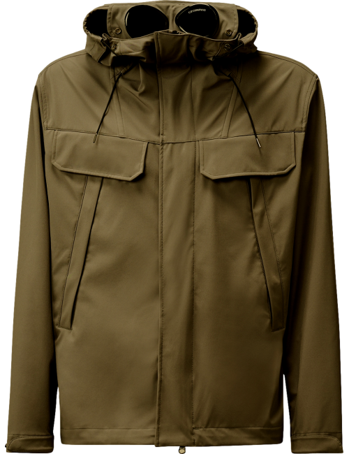 Ego Madrid C.P. Company C.P. Shell-R Doble bolsillo Goggle Jacket verde
