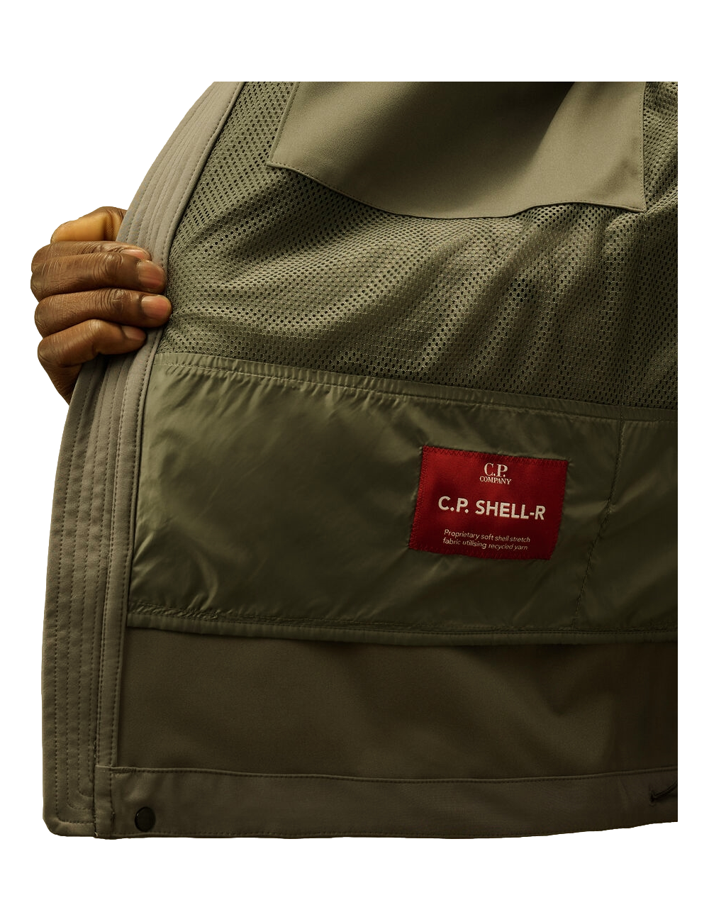 Ego Madrid C.P. Company C.P. Shell-R Doble bolsillo Goggle Jacket verde