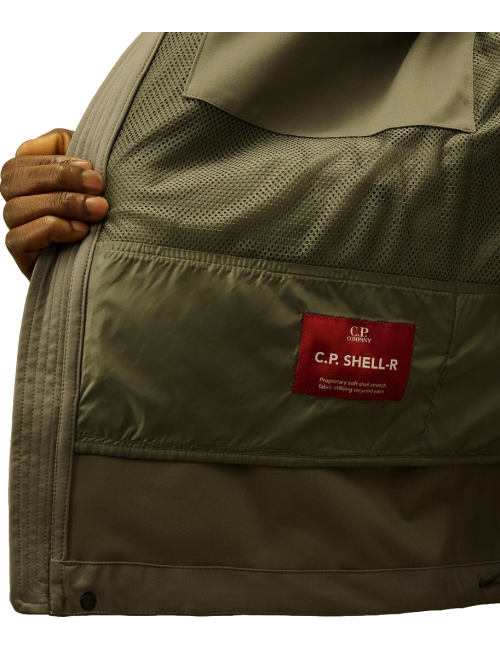 Ego Madrid C.P. Company C.P. Shell-R Doble bolsillo Goggle Jacket verde