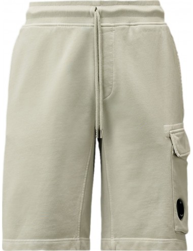 Ego Madrid tienda ofical C.P. Company Bermudas cargo en tejido sudadera diagonal gris claro