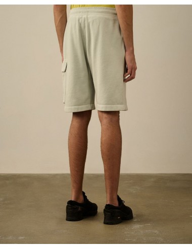 Ego Madrid tienda ofical C.P. Company Bermudas cargo en tejido sudadera diagonal gris claro 2