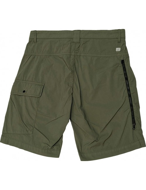 C.P. COMPANY 50 Fili Strech bermuda cargo verde