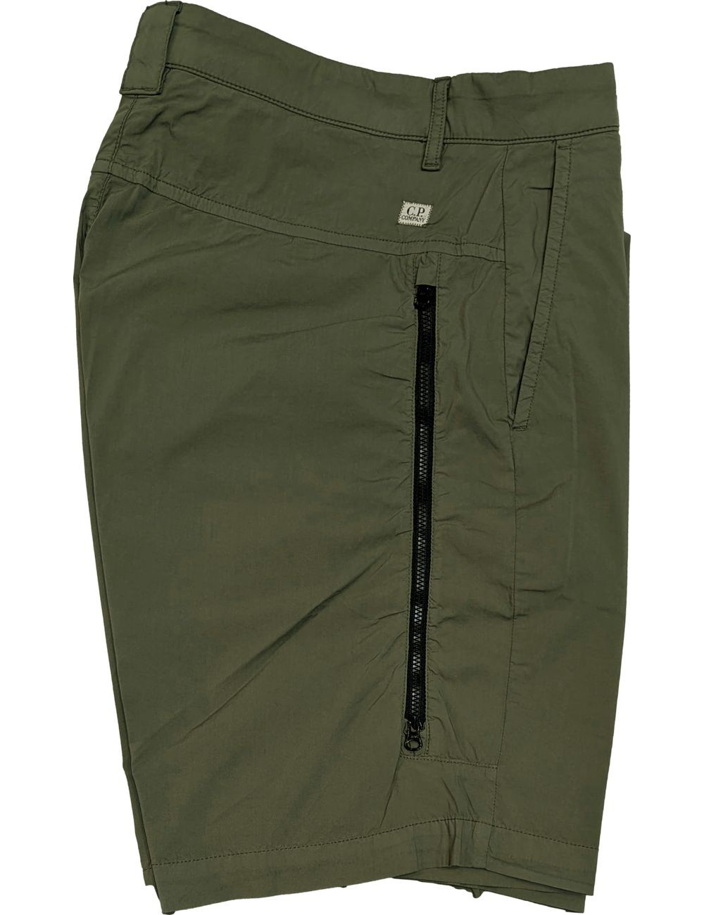 C.P. COMPANY 50 Fili Strech bermuda cargo verde