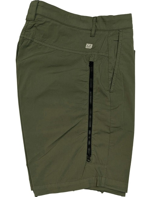 C.P. COMPANY 50 Fili Strech bermuda cargo verde