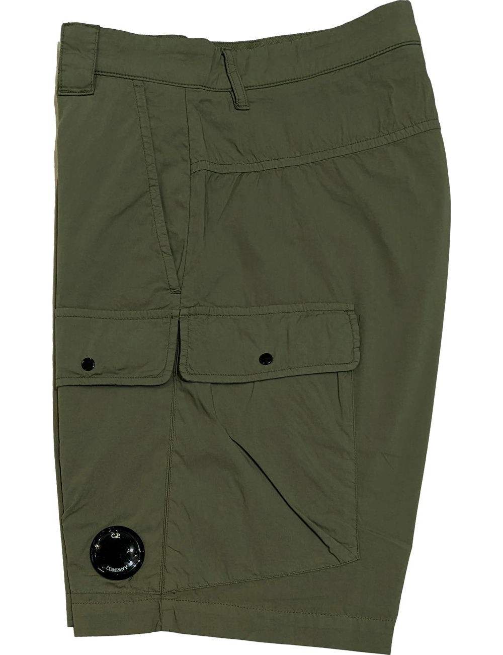 C.P. COMPANY 50 Fili Strech bermuda cargo verde