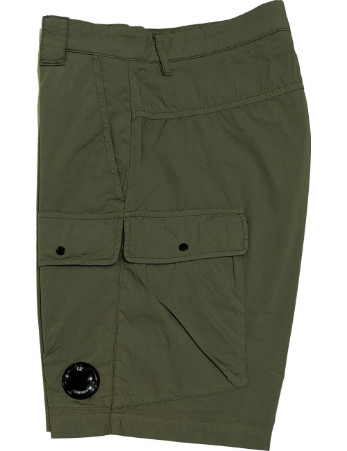 C.P. COMPANY 50 Fili Strech bermuda cargo verde