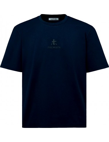 PREMIATA Camiseta Azul Marino con logo central PA1017