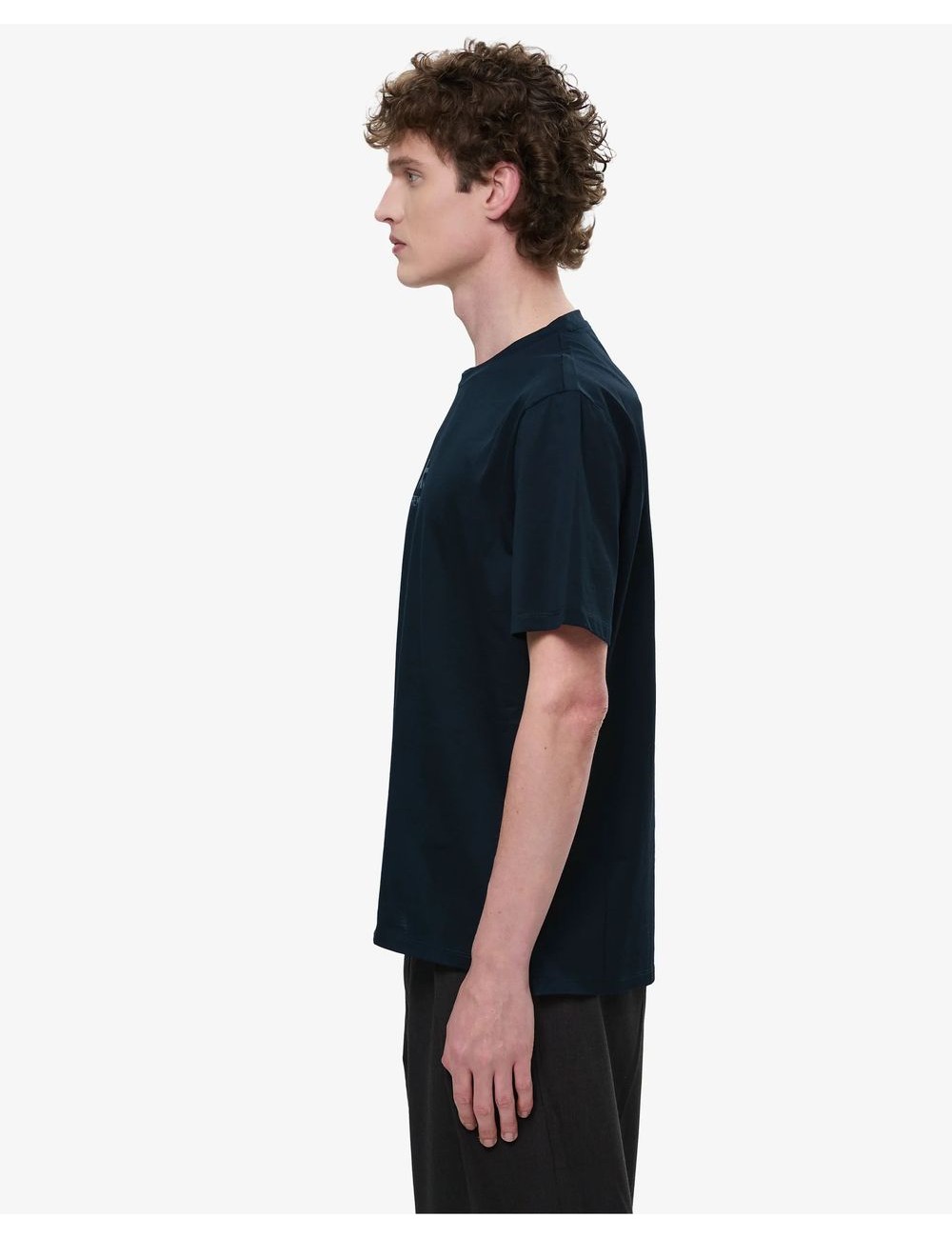 PREMIATA Camiseta Azul Marino con logo central PA1017