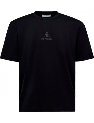 PREMIATA Camiseta Negro con logo central PA1017