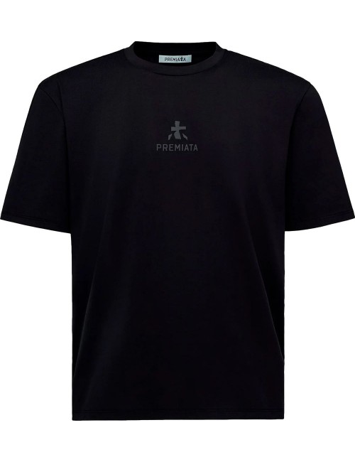 PREMIATA Camiseta Negro con logo central PA1017