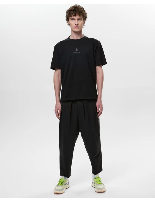 PREMIATA Camiseta Negro con logo central PA1017