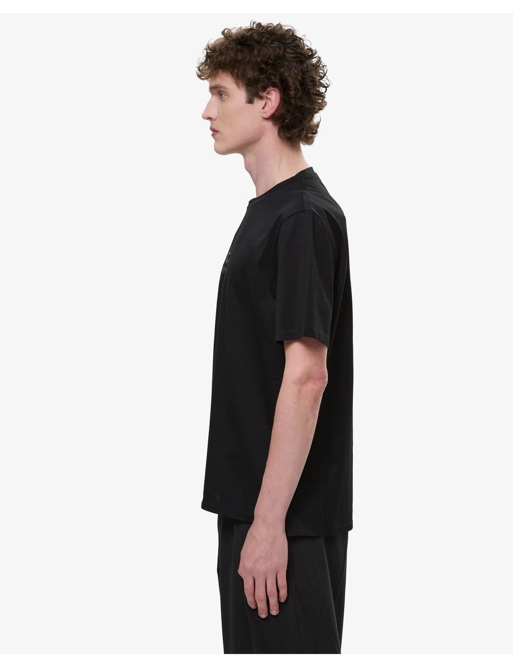 PREMIATA Camiseta Negro con logo central PA1017