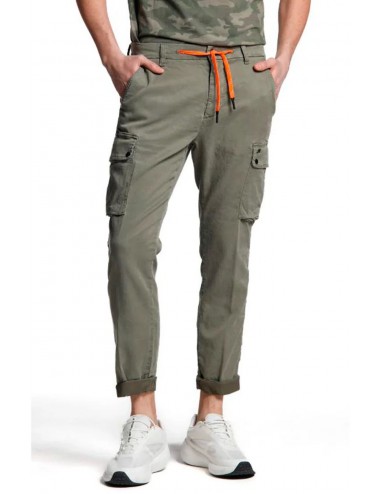 MASON'S Pantalón cargo ChileAthleisure verde militar
