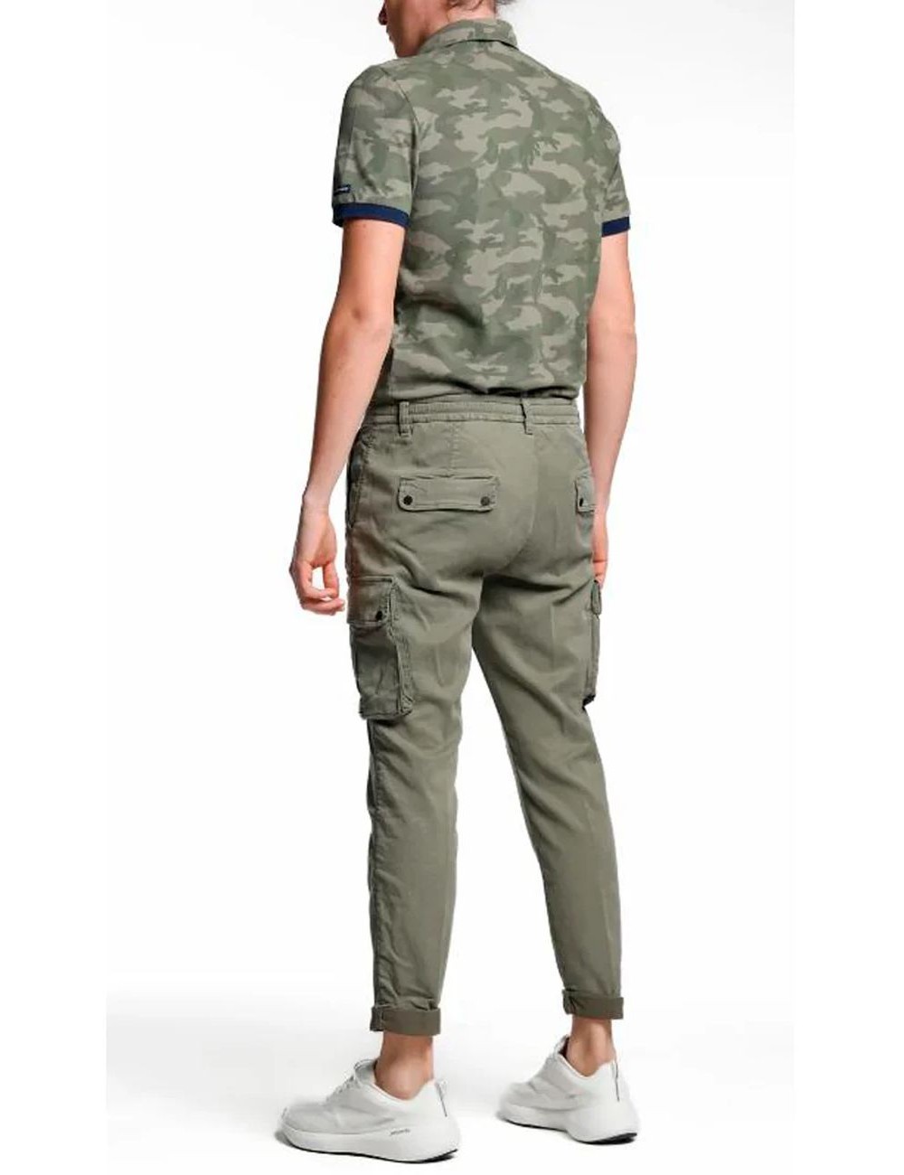 MASON'S Pantalón cargo ChileAthleisure verde militar