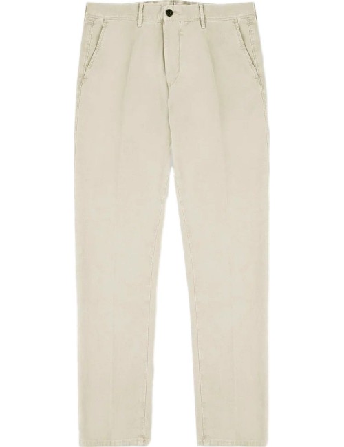 Almirante Seis INCOTEX Pantalón Panamá algodón slim blanco roto