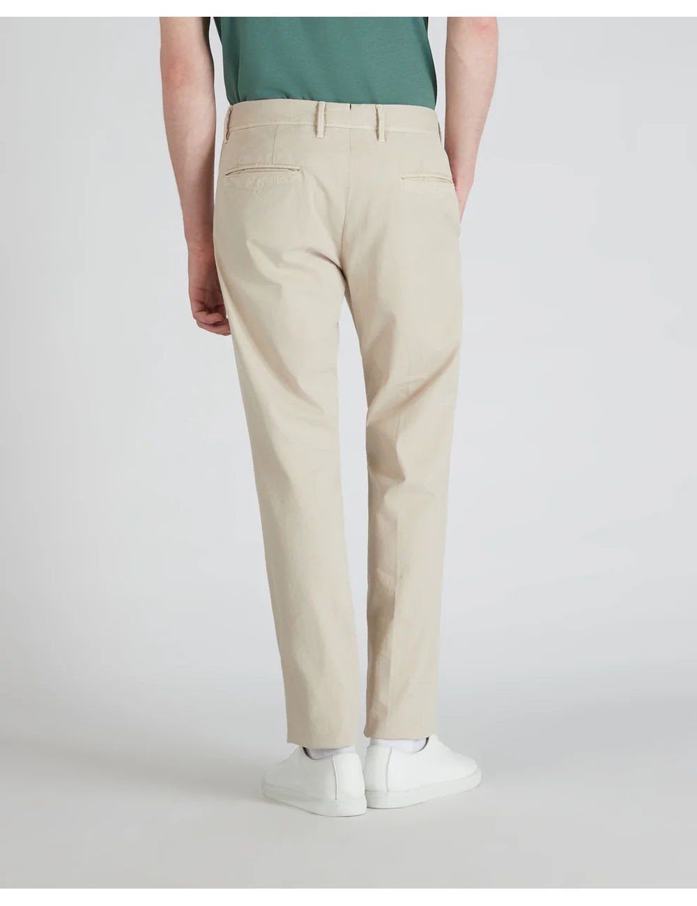 Almirante Seis INCOTEX Pantalón Panamá algodón slim blanco roto