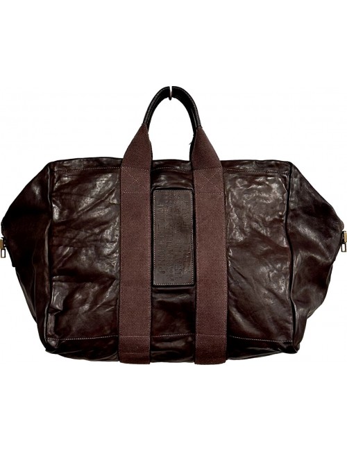 Manikomio Bolsa Icon piel Bellisima marrón chocolate