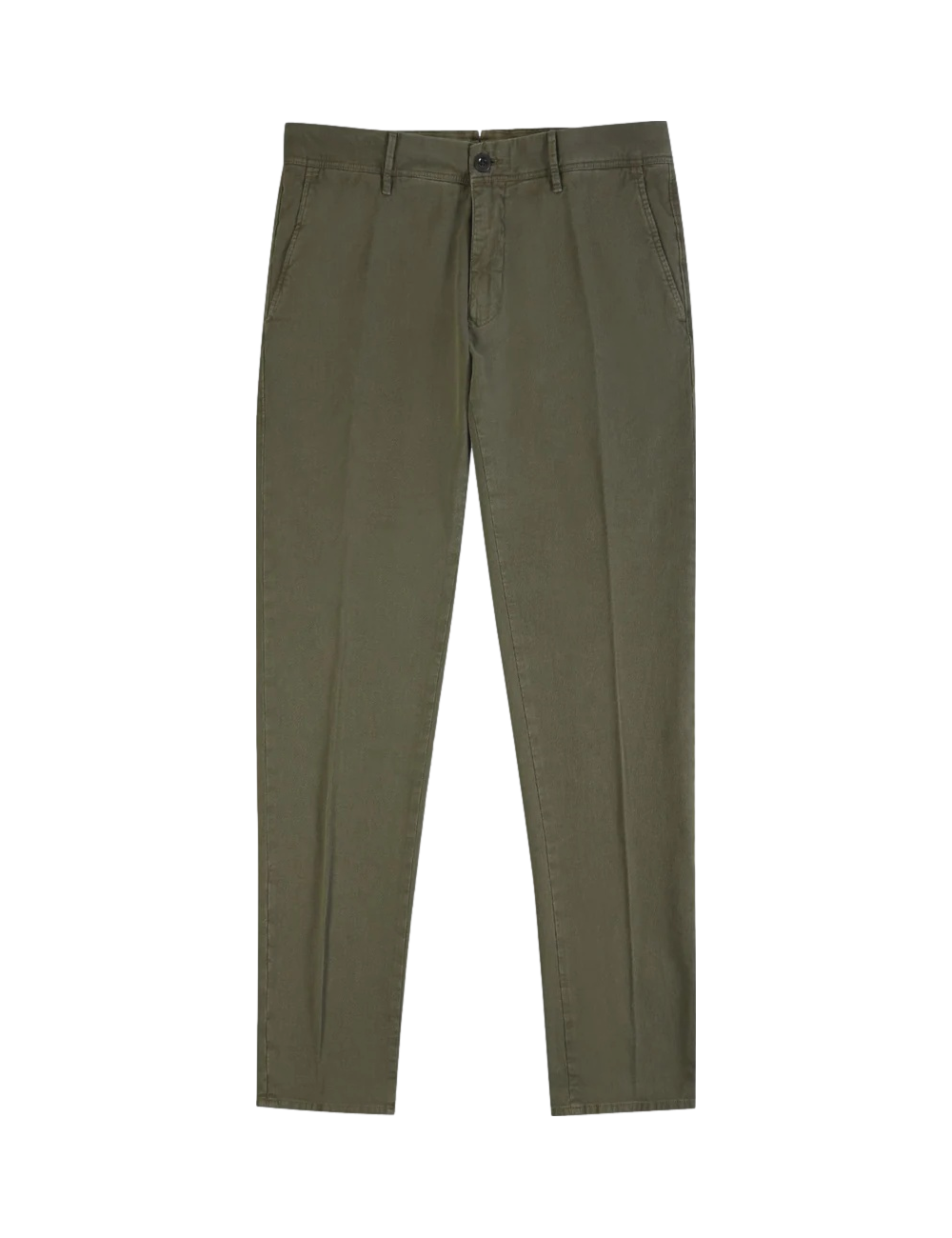 INCOTEX Pantalón Slacks verde tacto frío twill bicolor