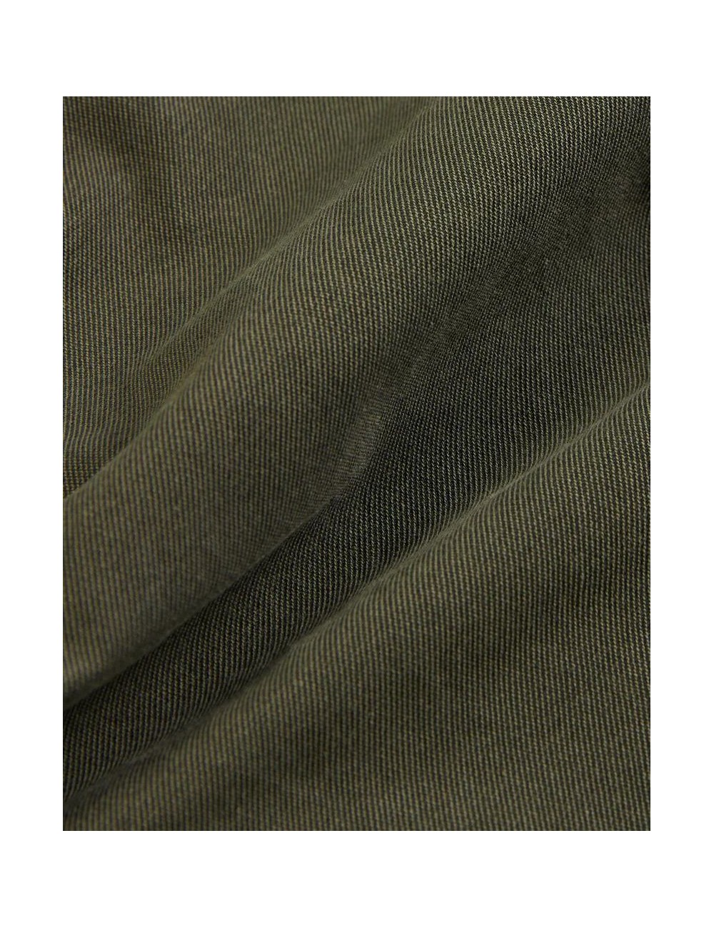 INCOTEX Pantalón Slacks verde tacto frío twill bicolor