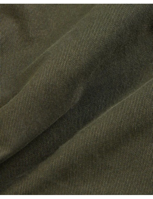 INCOTEX Pantalón Slacks verde tacto frío twill bicolor