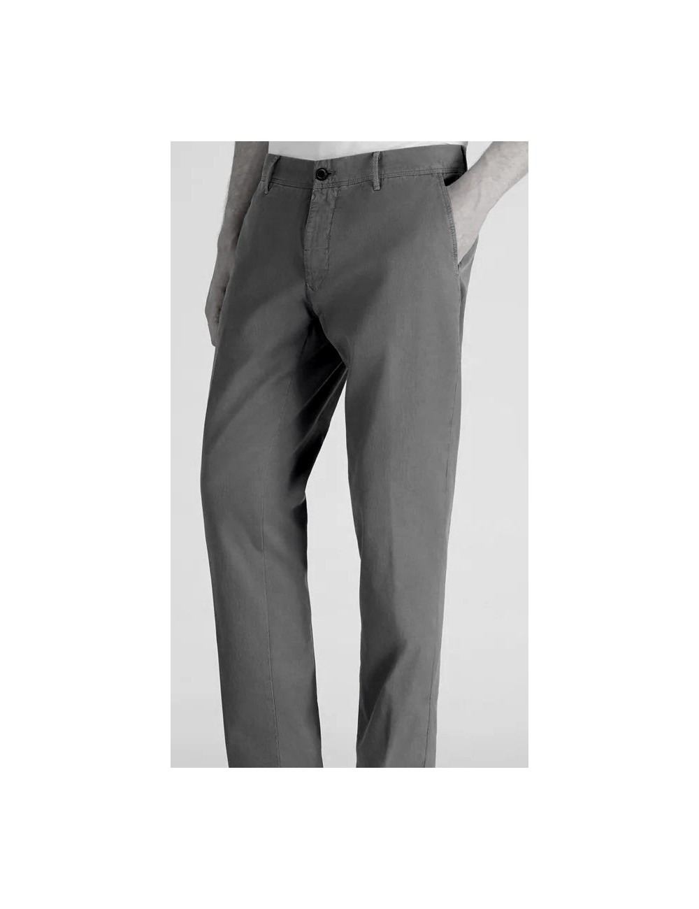 Almirante Seis INCOTEX Pantalón Panamá algodón slim gris