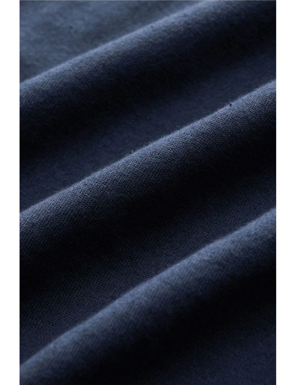 Fedeli polo Zero Algodón Giza orgánico manga corta azul marino