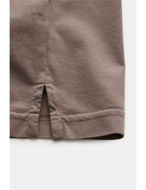 Fedeli polo Zero manga corta marrón