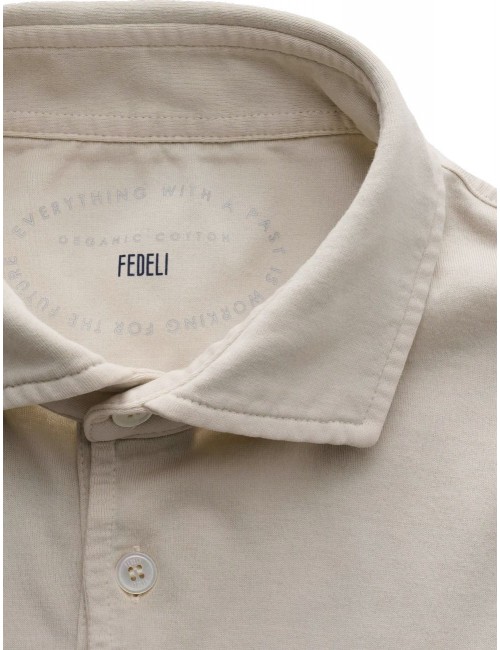 Fedeli polo Zero manga corta gris claro