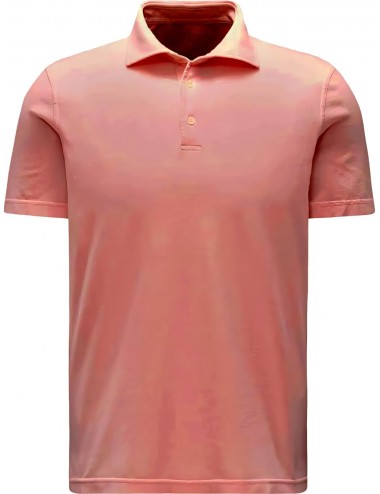 Fedeli polo Zero Algodón Giza orgánico manga corta rosa