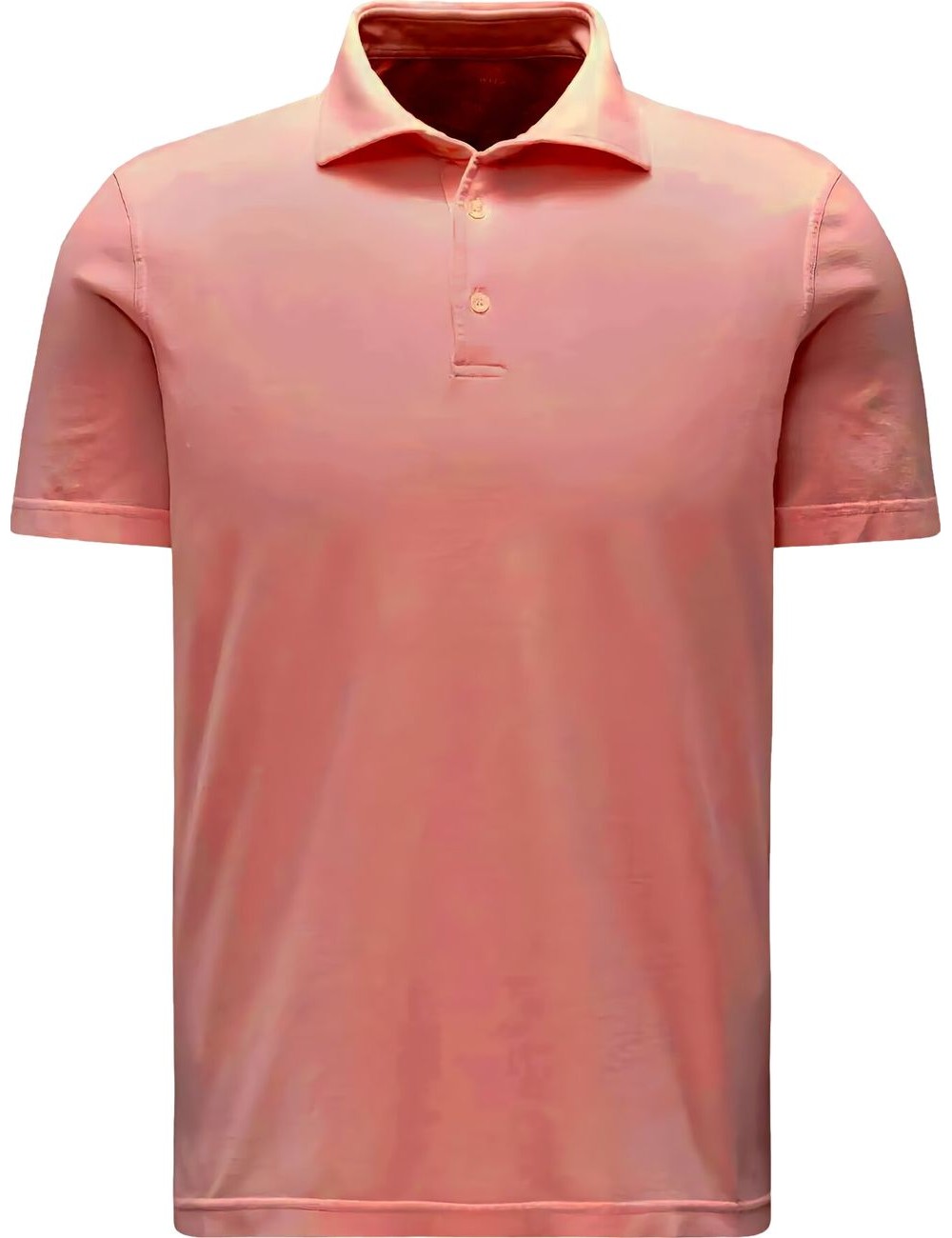 Fedeli polo Zero Algodón Giza orgánico manga corta rosa