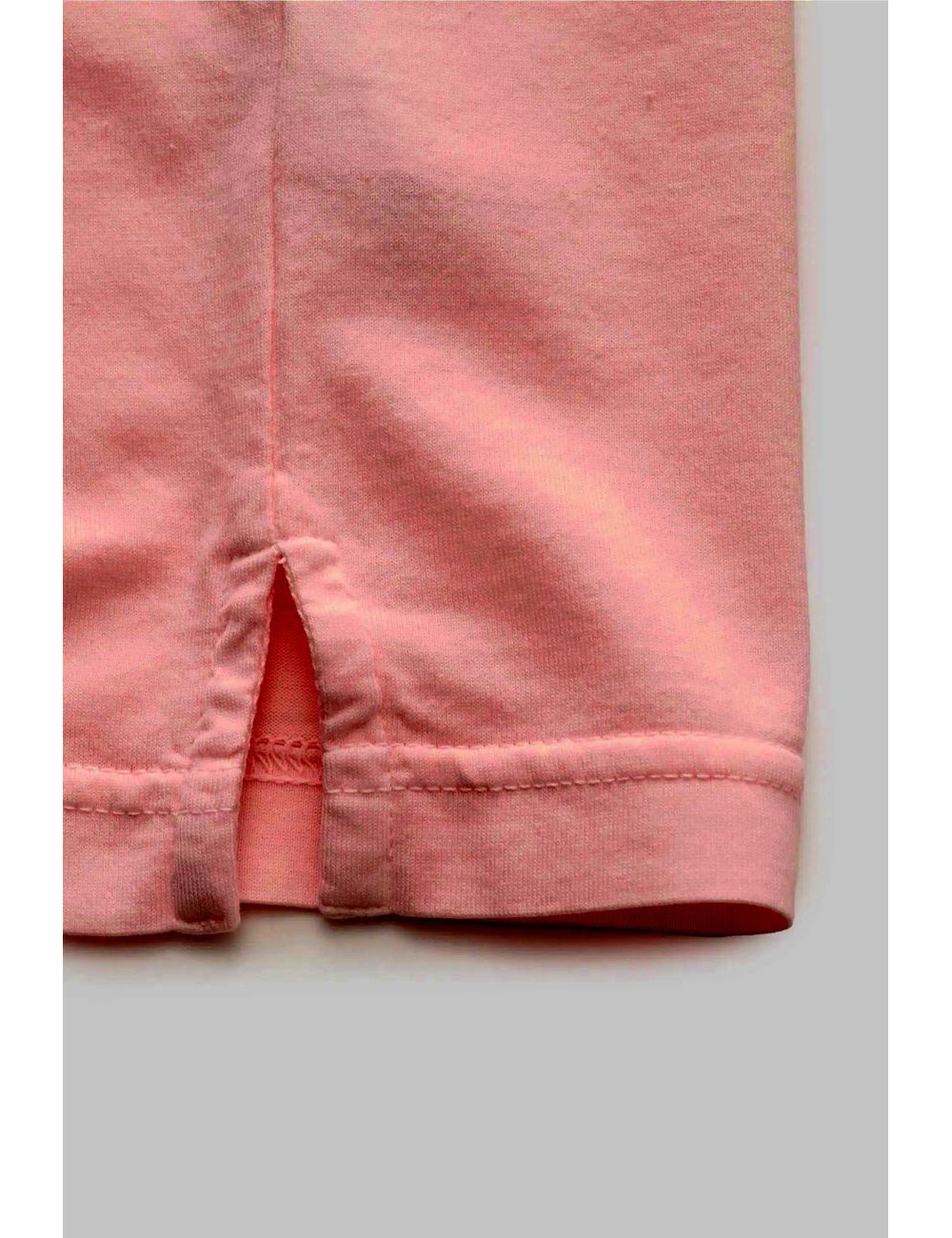 Fedeli polo Zero Algodón Giza orgánico manga corta rosa